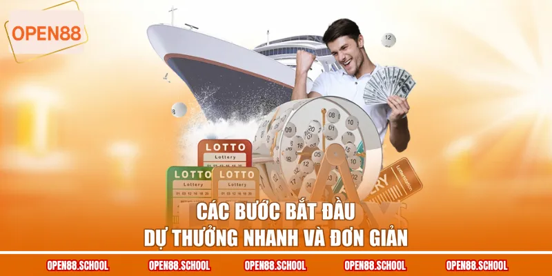 Các bước bắt đầu dự thưởng nhanh và đơn giản