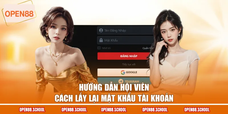 Hướng dẫn hội viên cách lấy lại mật khẩu tài khoản